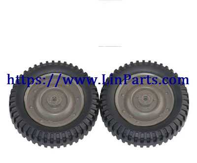 LinParts.com - JJRC Q65 D844 RC Car Spare Parts: Tire assembly Yellow [C606-05]