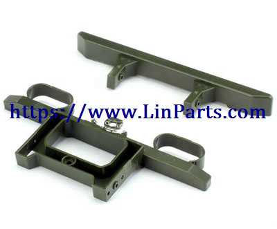 LinParts.com - JJRC Q65 D844 RC Car Spare Parts: Front and rear anti-collision parts Green [C606-16]