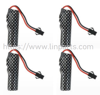 LinParts.com - JJRC Q88 RC Car Spare Parts: 3.7V 700mAh battery 4pcs