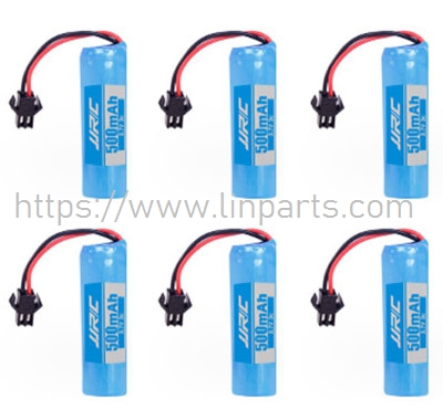 LinParts.com - JJRC Q92 RC Car Spare Parts: 3.7V 500mAh battery 6pcs
