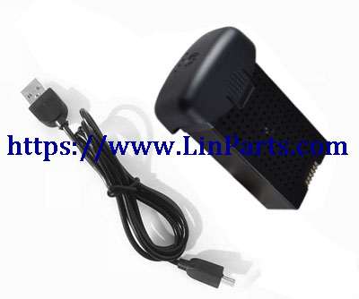 LinParts.com - JJRC X13 RC Drone Spare Parts: USB charger + 7.4v 2200mAh battery