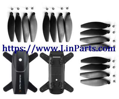 LinParts.com - JJRC X16 RC Drone Spare Parts: Propeller Props Blades+screw 16PCS+Upper Cover+Bottom Cover