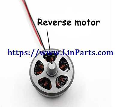 LinParts.com - JJRC X6 Aircus RC Drone Spare Parts: Reverse motor (without concave motor)
