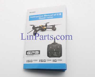 LinParts.com - JXD 518 RC Quadcopter Spare Parts: English manual book