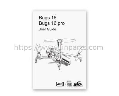 LinParts.com - MJX Bugs 16 Bugs 16 PRO RC Drone Spare Parts: English manual