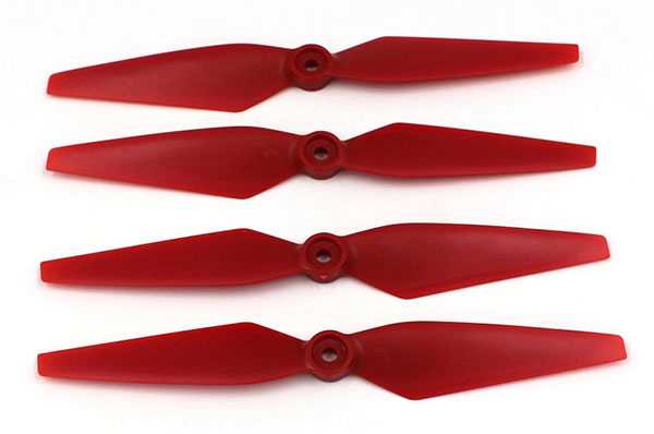 LinParts.com - MJX BUGS 5 W Brushless Drone Spare Parts: Blades set [Red]