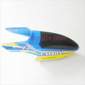 LinParts.com - MJX F39 Spare Parts: Head cover\Canopy(blud)