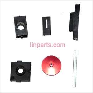 LinParts.com - MJX F45 Spare Parts: Fixed set of the main frame + top red aluminum hat