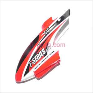 LinParts.com - MJX F46 Spare Parts: Head coverCanopy(red)