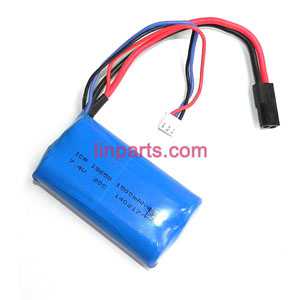 LinParts.com - MJX F49 F649 helicopter Spare Parts: Body battery(7.4 1500amh)