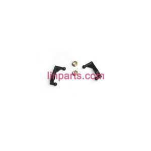 LinParts.com - MJX F49 F649 helicopter Spare Parts: Fixed set beside the grip set & Flybar connect shoulder