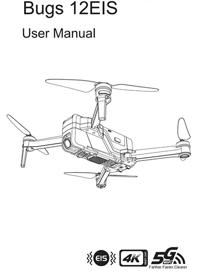 LinParts.com - MJX Bugs 12 EIS RC Drone Spare Parts: English manual [Dropdown]