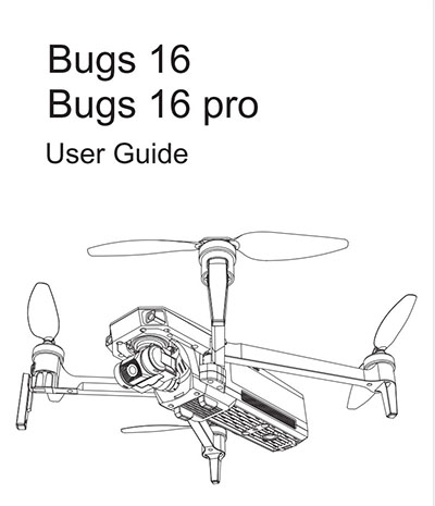 LinParts.com - MJX Bugs 16 Bugs 16 PRO RC Drone Spare Parts: English manual [Dropdown]