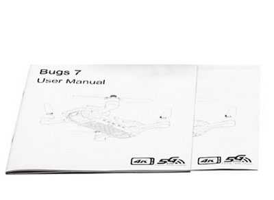 MJX Bugs 7 B7 RC Drone Spare parts: English manual
