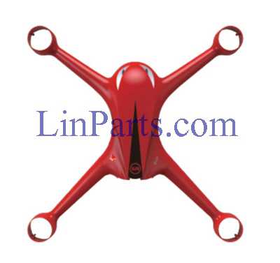 LinParts.com - MJX Bugs 2 WIFI Brushless Drone Spare Parts: Upper Head [Red]
