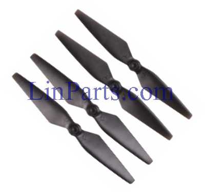 LinParts.com - MJX Bugs 2 WIFI Brushless Drone Spare Parts: Blades set [Black]