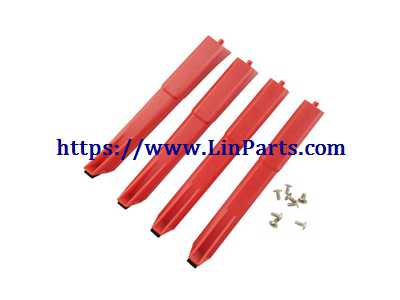 LinParts.com - MJX BUGS 3 H Brushless Drone Spare Parts: Support plastic bar[Red]