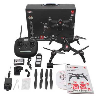 LinParts.com - MJX Bugs 5 W B5W 5G WIFI FPV With 1080P Camera GPS Brushless Altitude Hold RC Drone Quadcopter RTF