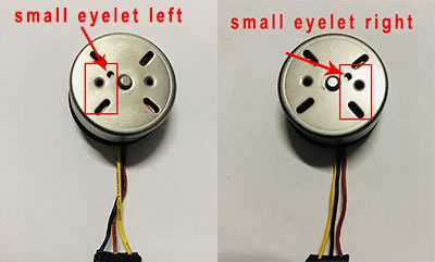 LinParts.com - MJX BUGS 5 W 4K Brushless Drone Spare Parts: Motor[small eyelet left] + Motor[small eyelet right]
