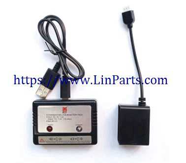 LinParts.com - MJX BUGS 5 W Brushless Drone Spare Parts: USB Charger + Charger Box + Charge Transfer Box