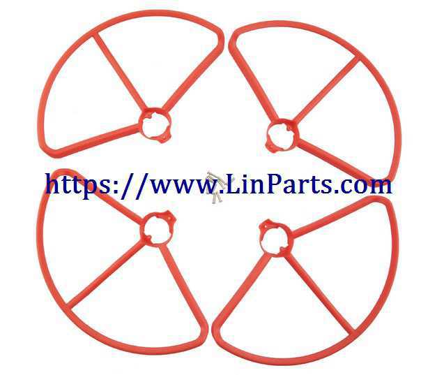 LinParts.com - JJRC X8 Brushless Drone Spare Parts: Outer frame[Red]