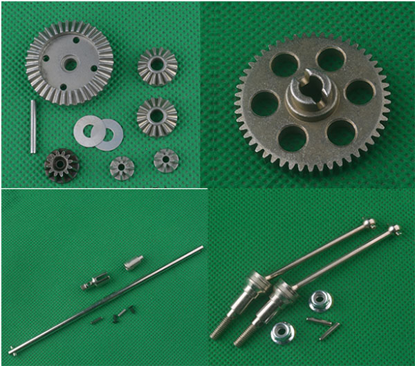 LinParts.com - MJX Hyper Go H16H H16P RC Truck Spare Parts: H16H H16P Upgrade the modified metal differential gear with large teeth