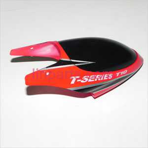LinParts.com - MJX T10 Spare Parts: Head cover\Canopy(red)