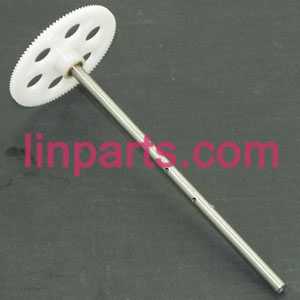 LinParts.com - MJX RC Helicopter T41 T41C Spare Parts: upper main gear + hollow pipe