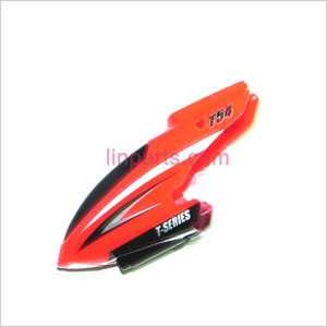 LinParts.com - MJX T54 Spare Parts: Head cover\Canopy(red)