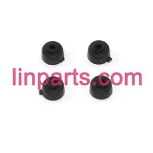 LinParts.com - MJX RC QuadCopter Helicopter X100 Spare Parts:rubber fixed set