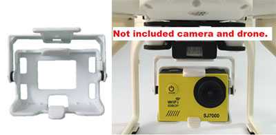 LinParts.com - MJX X101 Camera Holder Frame [Compatible Action Camera]