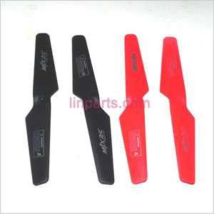 LinParts.com - MJX X200 Spare Parts: Blades (Red & Black)