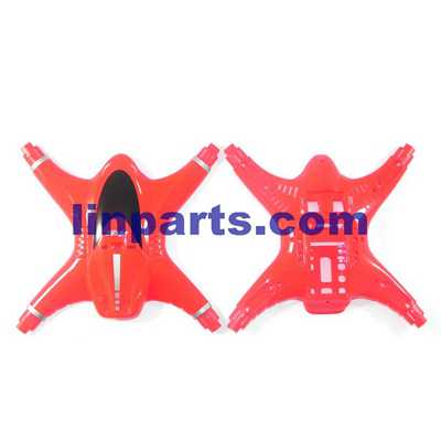 LinParts.com - MJX X400-V2 RC QuadCopter Spare Parts: Upper Head set+Low(red)
