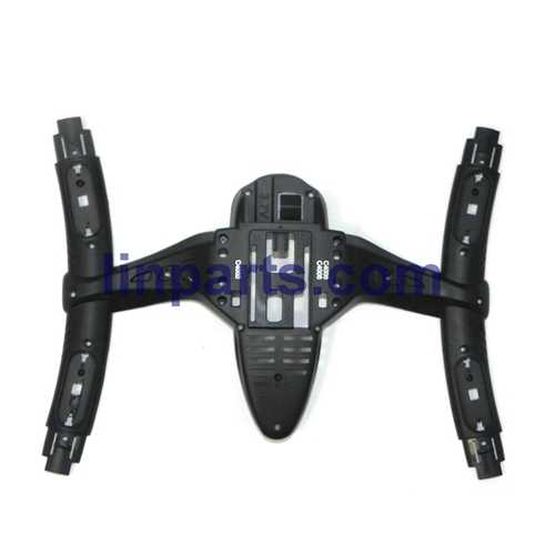LinParts.com - MJX X500 2.4G 6 Axis 3D Roll FPV Quadcopter Real-time Transmission Spare Parts: Lower casing