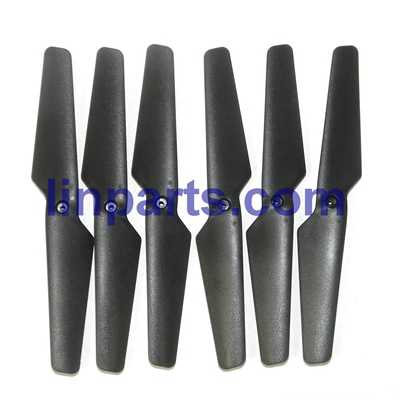 LinParts.com - MJX X600C 2.4G 6-Axis Headless Mode Spare Parts: Main blades set[Black]