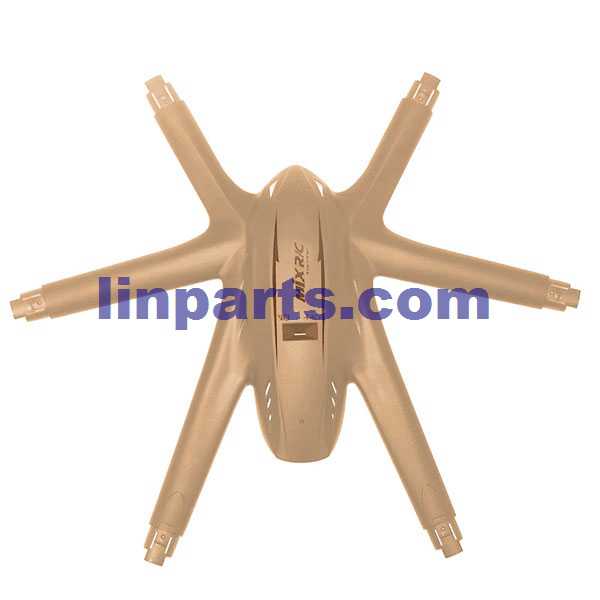 LinParts.com - MJX X601H X-XERIES RC Hexacopter Spare Parts: Upper Head cover[Yellow]