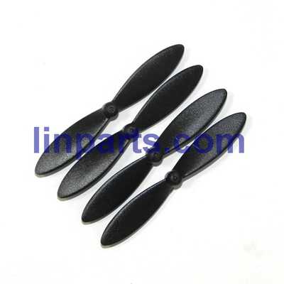LinParts.com - MJX X701 6-AXIS GYRO Quadcopter Spare Parts: Main blades set[Black]