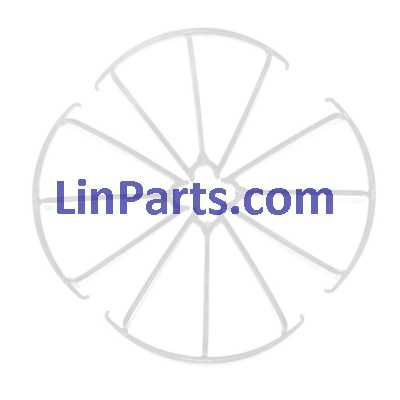LinParts.com - MJX X705C 6-Axis 2.4G Helicopters Quadcopter C4005 WiFi FPV Camera RC Gyro Drone Spare Parts: Outer frame[White]