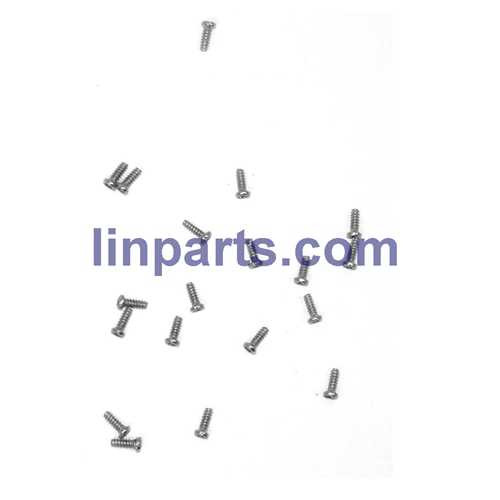 LinParts.com - MJX X800 2.4G Remote Control Hexacopter 6 Axis Gyro 3D Roll Stumbling UFO Spare Parts: screws pack set