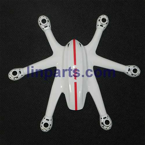 LinParts.com - MJX X800 2.4G Remote Control Hexacopter 6 Axis Gyro 3D Roll Stumbling UFO Spare Parts: Upper Head cover[White]