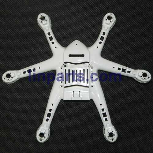 LinParts.com - MJX X800 2.4G Remote Control Hexacopter 6 Axis Gyro 3D Roll Stumbling UFO Spare Parts: Lower board[White]