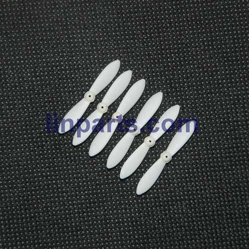 LinParts.com - MJX X900 X901 3D Roll 2.4G 6-Axis First Nano Hexacopter Spare Parts: Main blades set[White]