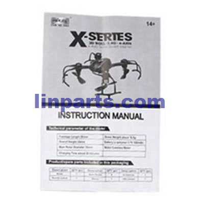 LinParts.com - MJX X902 Spider X-SERIES Mini RC Quadcopter Spare Parts: Manual book