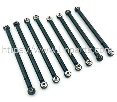 LinParts.com - MN86KS RC Car Spare Parts: Upgrade Shock absorber Metal tie rod Steering rod