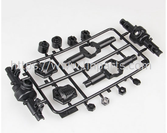 LinParts.com - MN86KS RC Car Spare Parts: Front and rear axle housing
