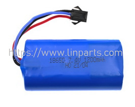 LinParts.com - MN86KS RC Car Spare Parts: 7.4V 1200mAh Battery 1pcs