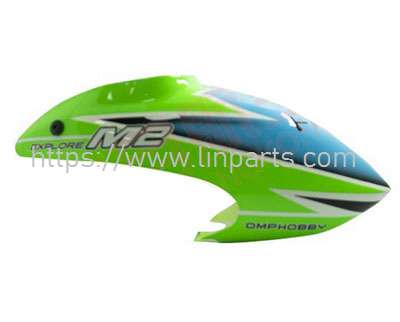 LinParts.com - Omphobby M2 EXPLORE/V2 RC Helicopter Spare Parts: Head cover Green