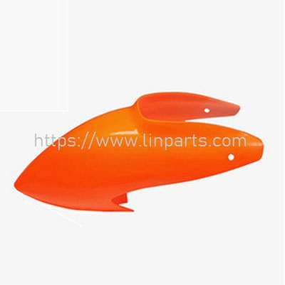 LinParts.com - Omphobby M1 RC Helicopter Spare Parts: Head cover Fluorescent orange