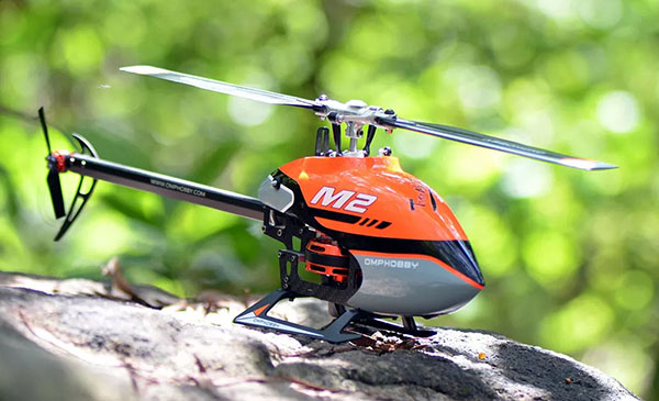 LinParts.com - OMPHOBBY M2 V2 6CH 3D Flybarless Dual Brushless Motor Direct-Drive RC Helicopter with Flight Controller RC Model Toys