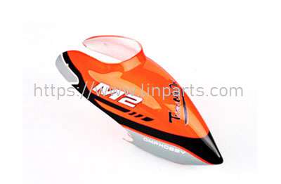 LinParts.com - Omphobby M2 2019 Version RC Helicopter Spare Parts: Head cover Orange